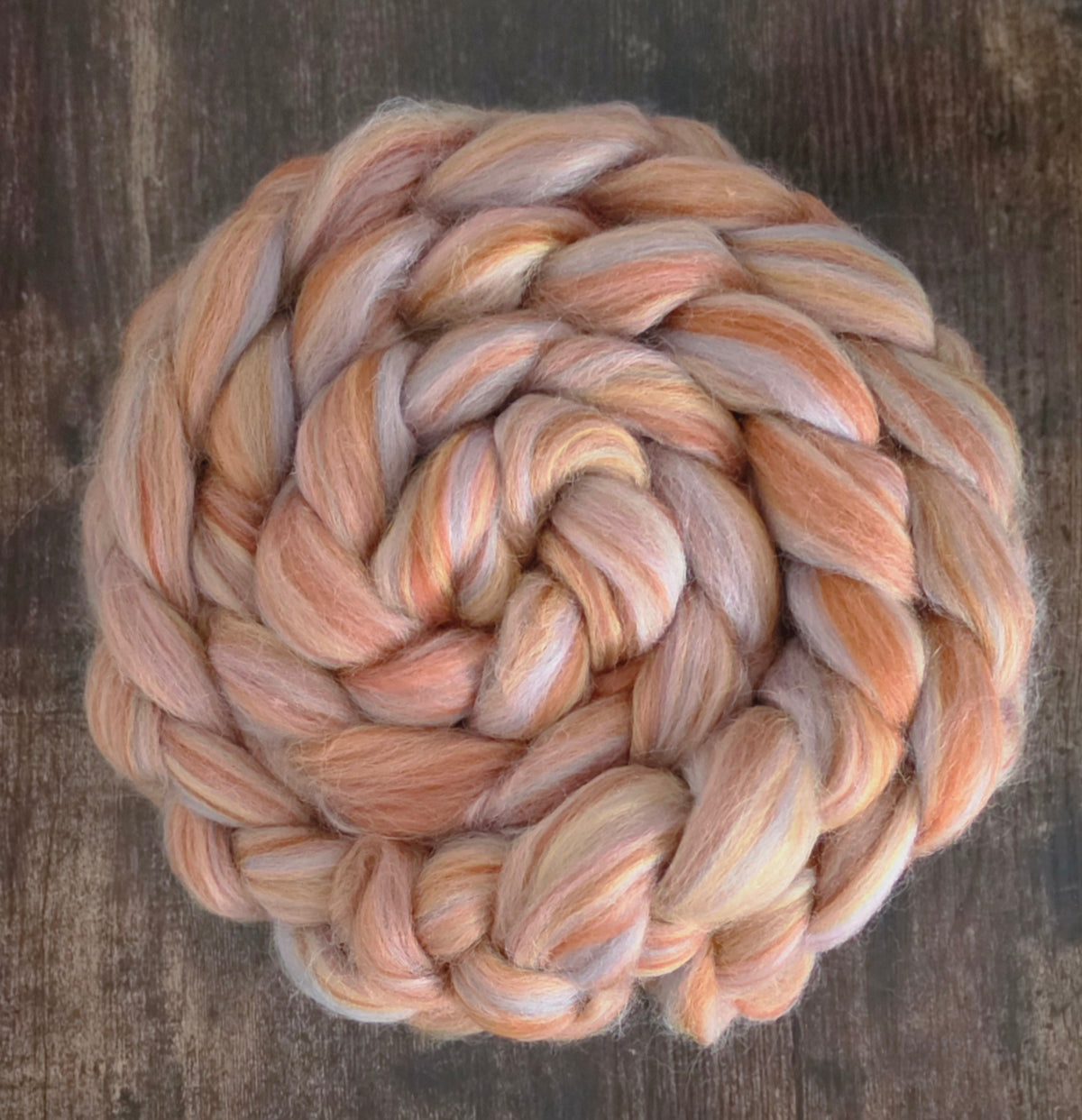 Cairngorms Blue Faced Leicester 6 Oz Wool Fiber Braid BFL