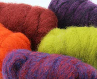 Dragon Tones Carded Sliver Mixed Bag Corriedale