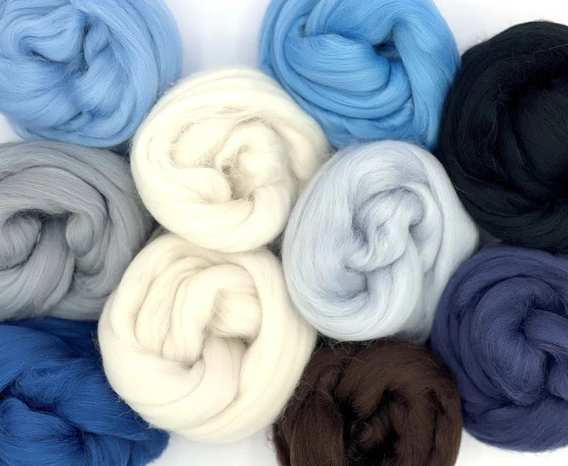 Winter Wonderland Collection Merino Wool Fiber