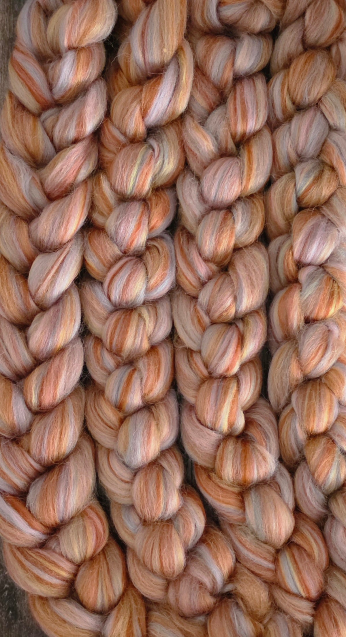 Cairngorms Blue Faced Leicester 6 Oz Wool Fiber Braid BFL