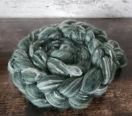 Evergreen First Snow Wool and Tweed Braid